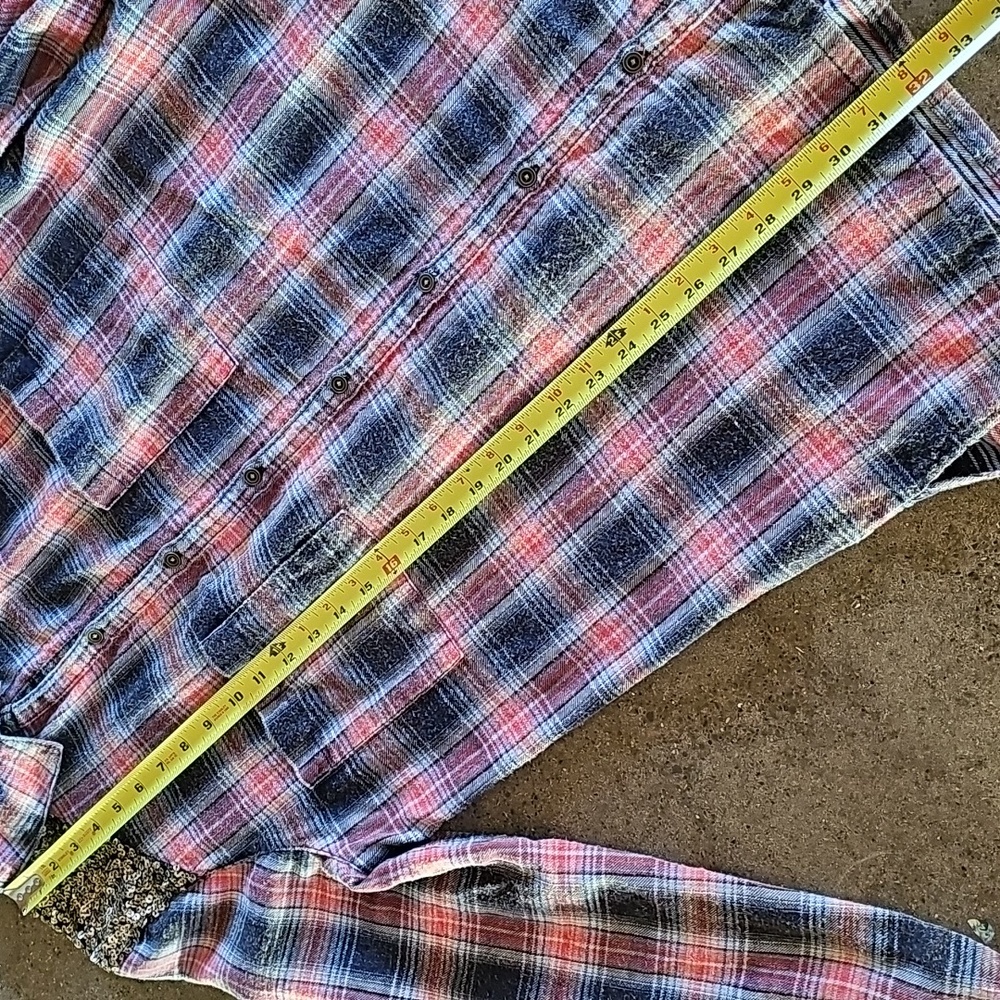 Free People Sequin Western Flannel Top - Picture 16 of 16